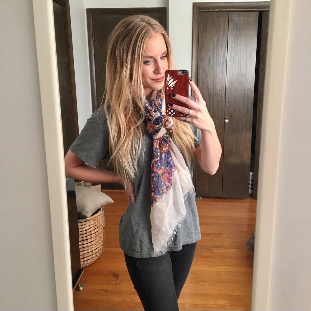 Multicolor Abstract Scarf